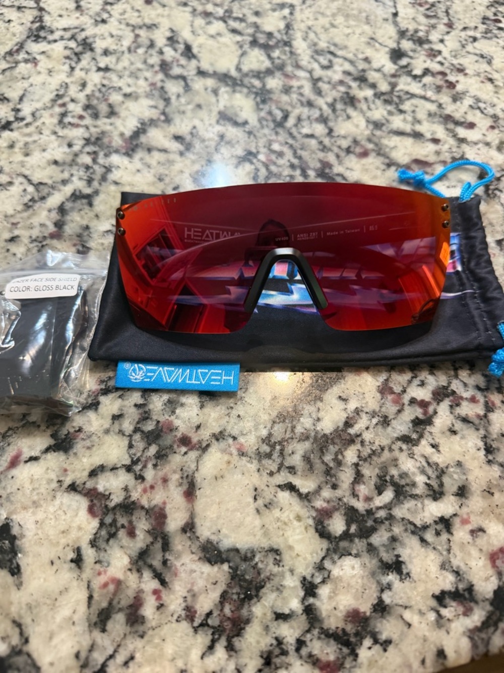 Heatwave Lazerface, polarized, safety shields included
